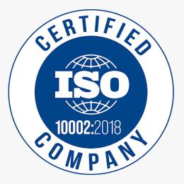 ISO 10002:2018 Certificate